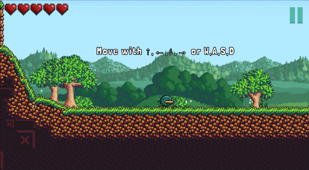 Mirslump Screenshot - Movement tutorial
