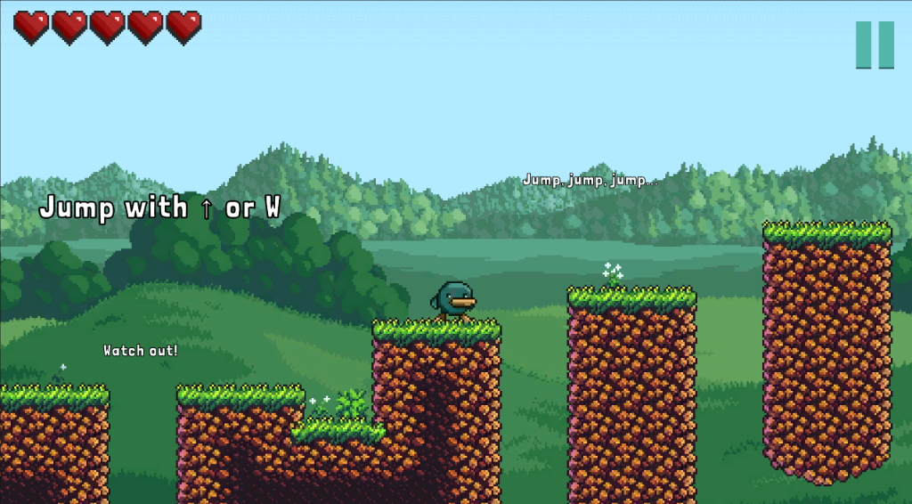Mirslump Screenshot - Jumping platforms